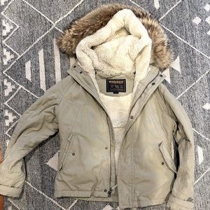 Vintage woolrich bomber jacket